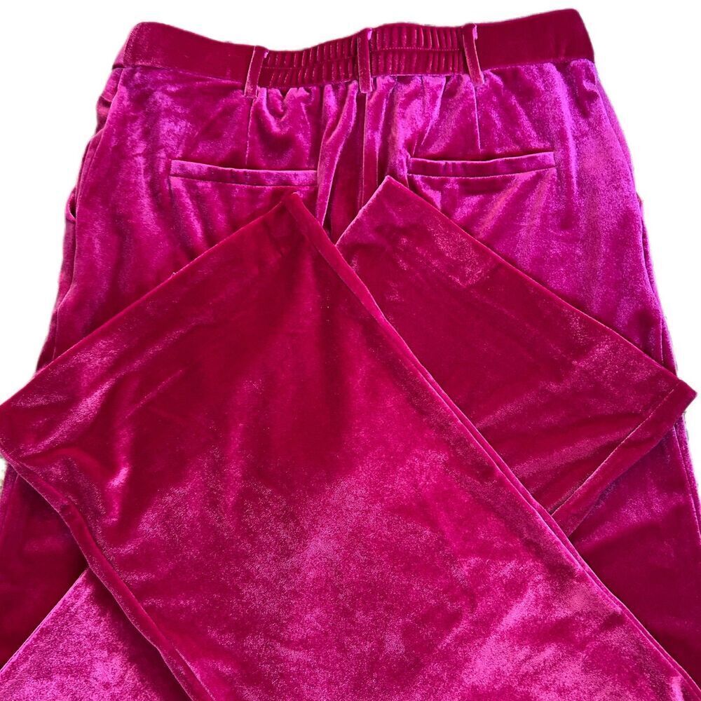 Six/Fifty NWT Adeline Velour Wide Leg Pant Medium - Picture 9 of 10